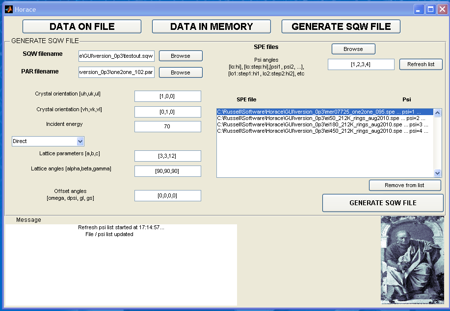 SQW file creation completed